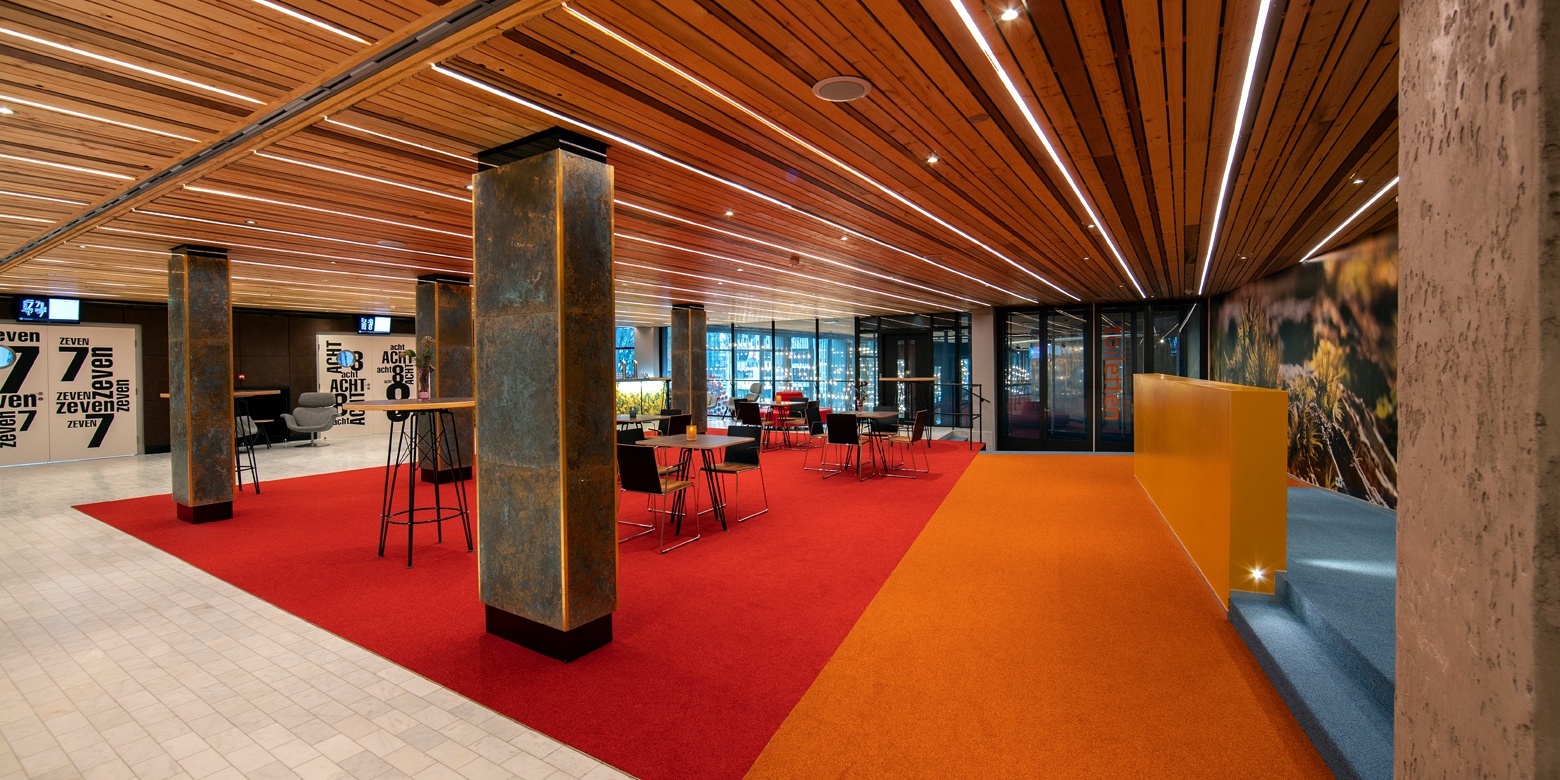 Horeca interieur van conferentiezalen Theater Orpheus Apeldoorn