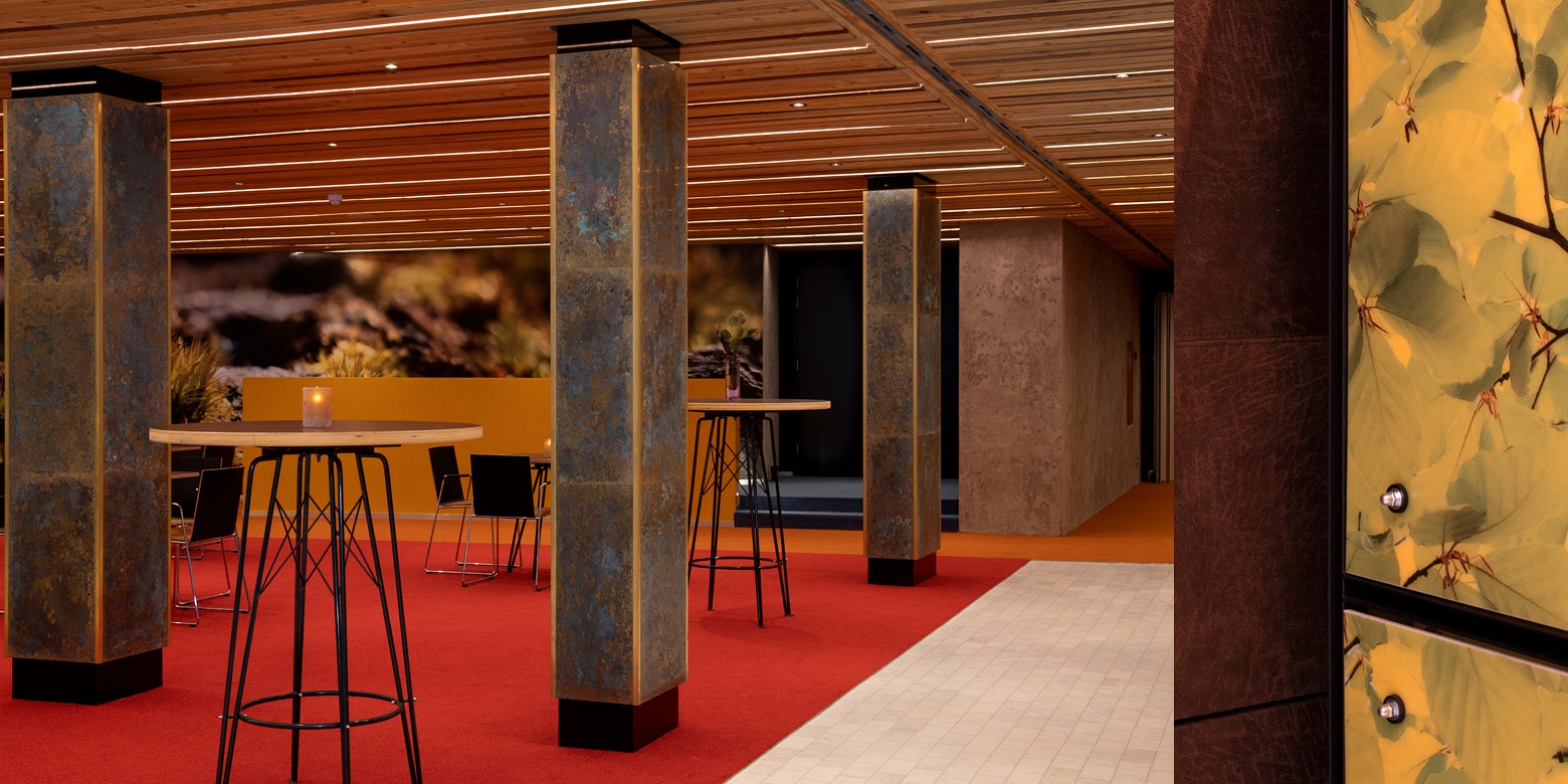 Horeca interieur van conferentiezalen Theater Orpheus Apeldoorn