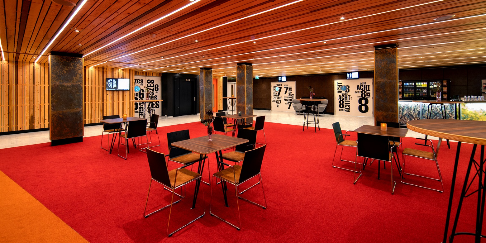 Horeca interieur van conferentiezalen Theater Orpheus Apeldoorn