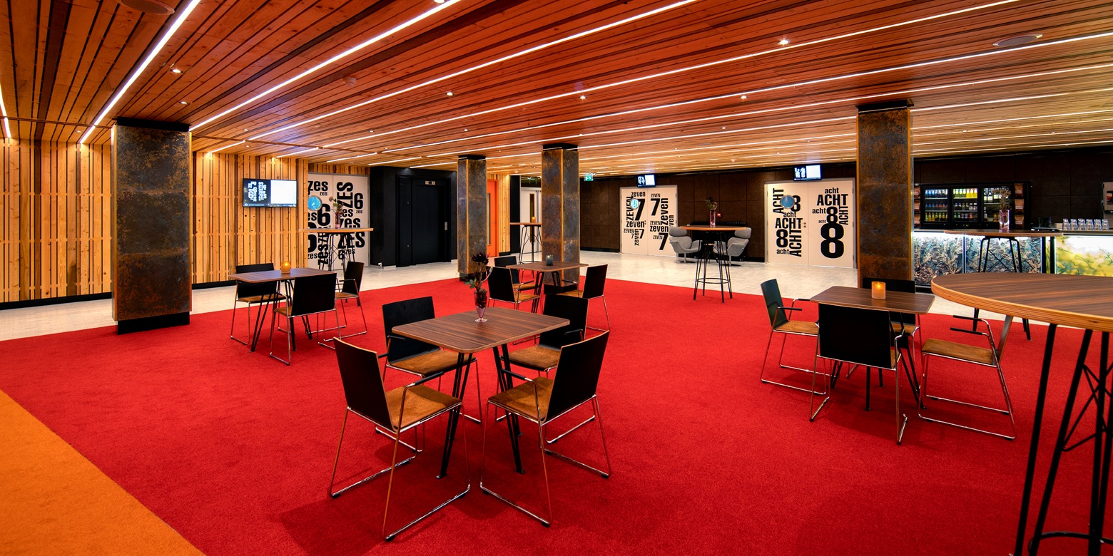 Horeca interieur van conferentiezalen Theater Orpheus Apeldoorn