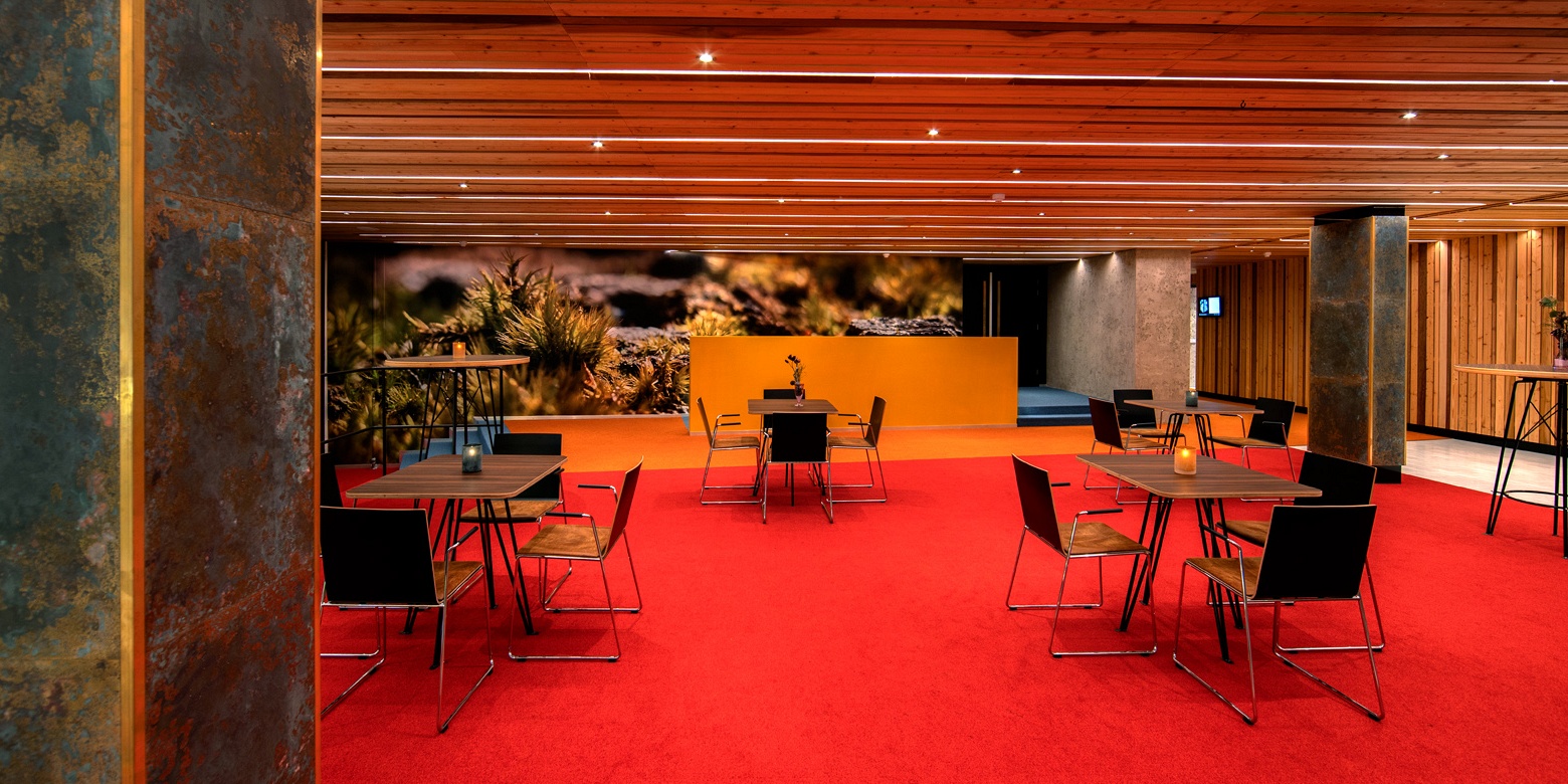 Horeca interieur van conferentiezalen Theater Orpheus Apeldoorn