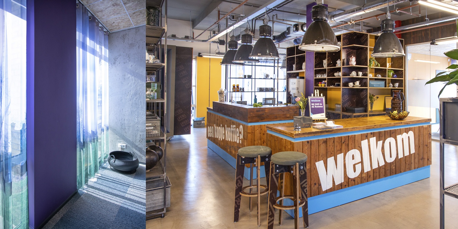 Maatschappelijk interieur van SNS Expertisecentrum Groningen