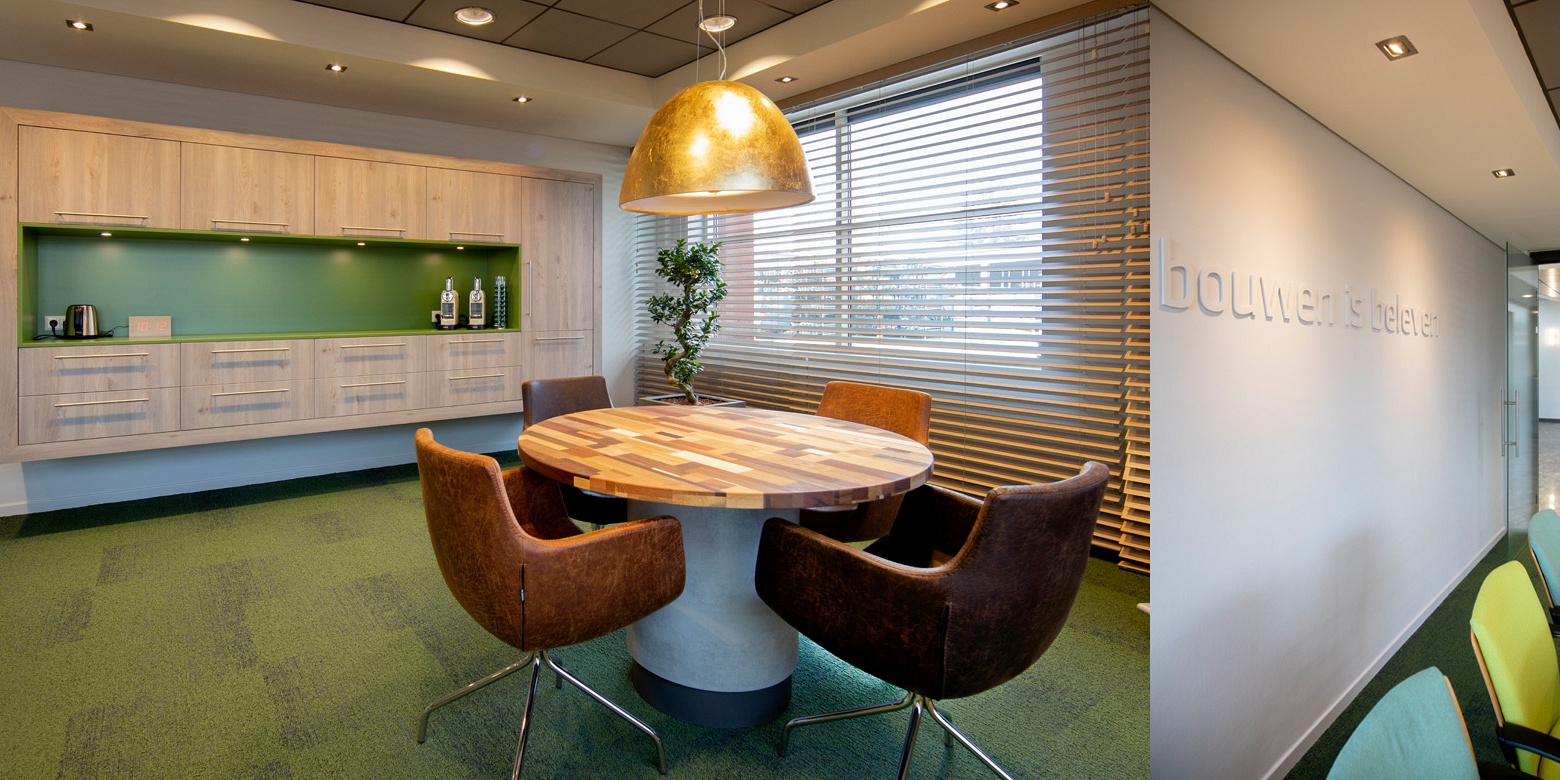 Kantoor interieur van Bouwbedrijf Hoedemakers Rosmalen