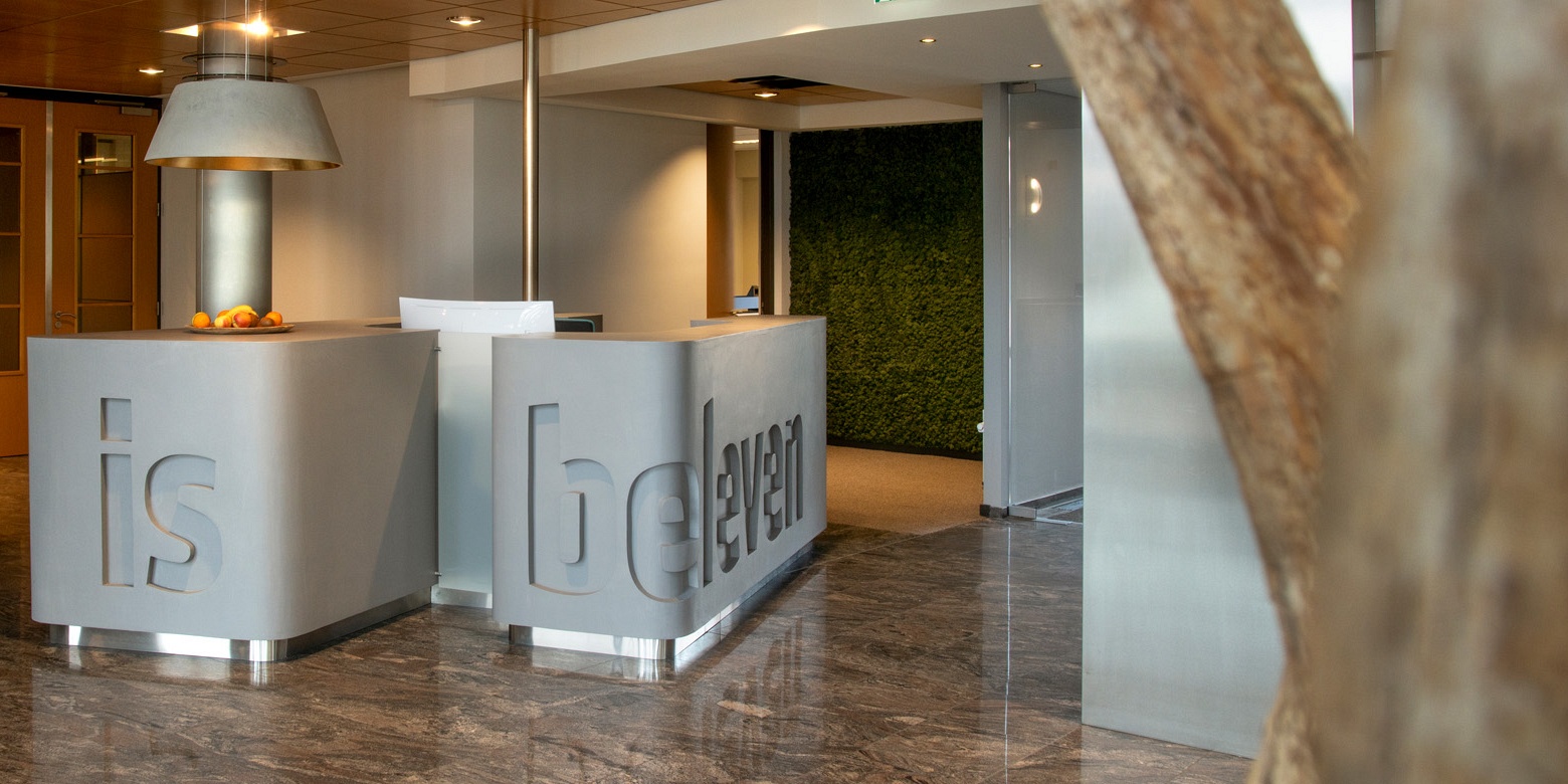 Kantoor interieur van Bouwbedrijf Hoedemakers Rosmalen