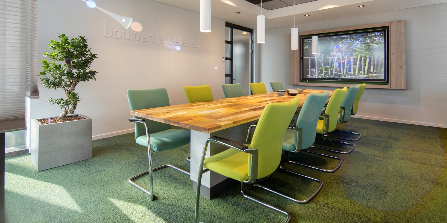 Kantoor interieur van Bouwbedrijf Hoedemakers Rosmalen