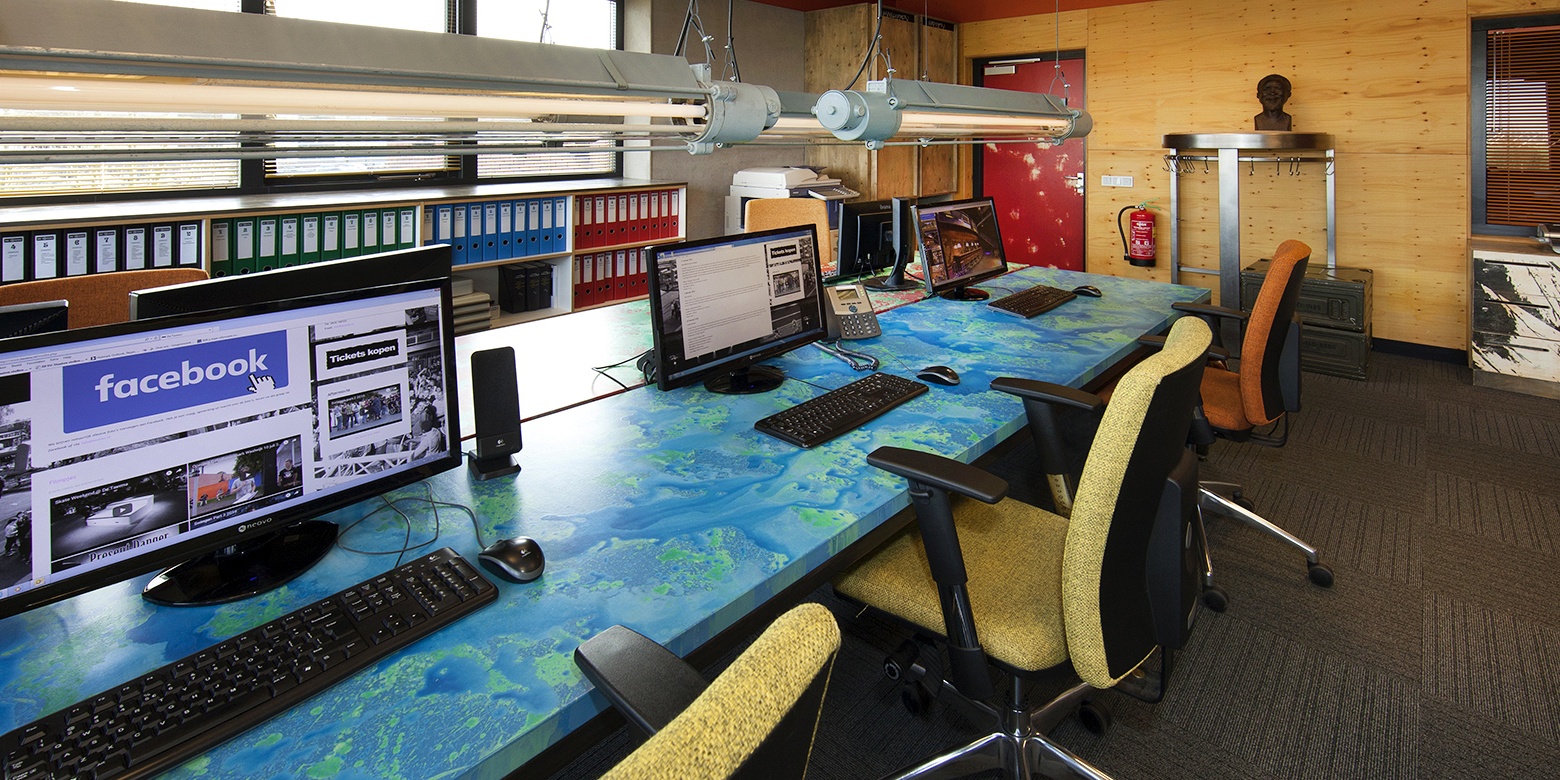 Kantoor interieur van Tavenu Waalwijk
