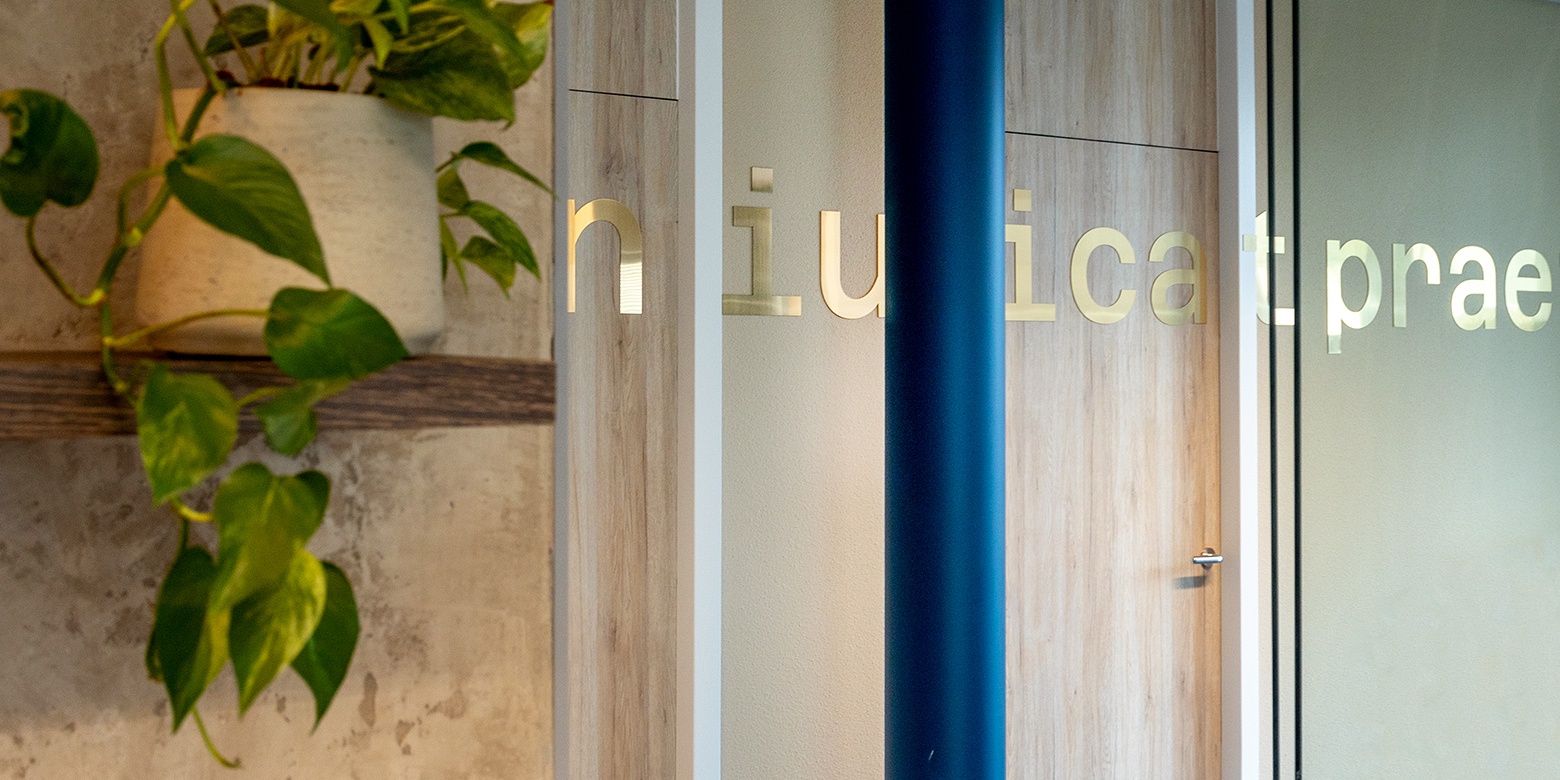 Kantoor interieur van Boskamp & Willems Eindhoven