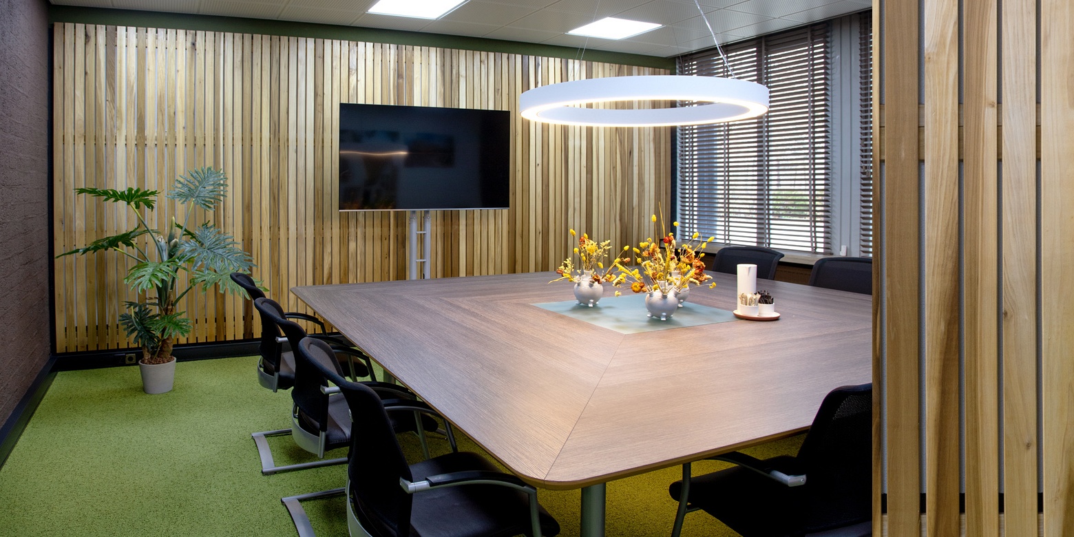 Kantoor interieur van Muller Bouw Oss