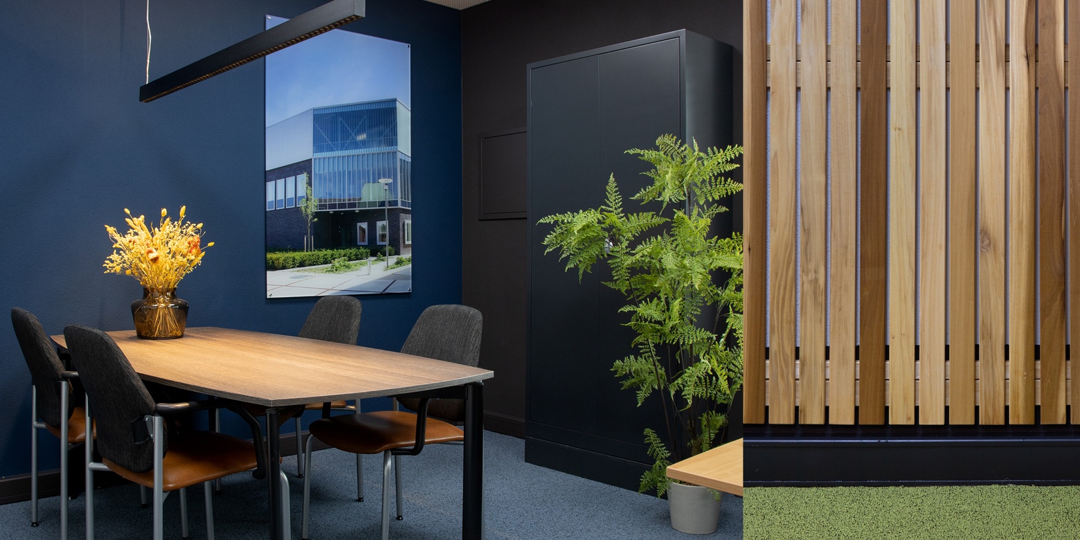 Kantoor interieur van Muller Bouw Oss