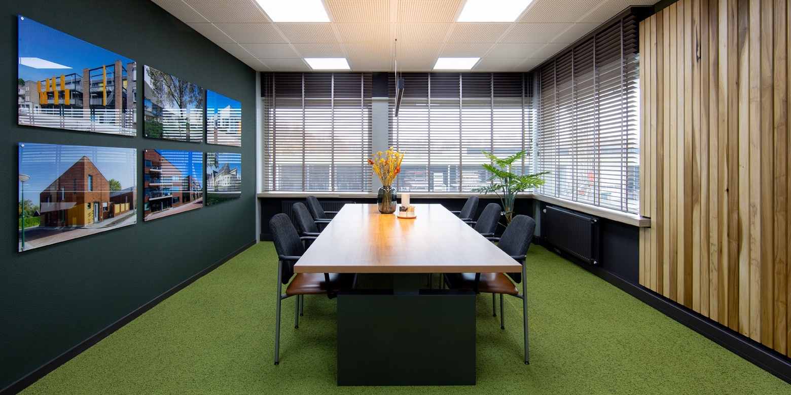 Kantoor interieur van Muller Bouw Oss