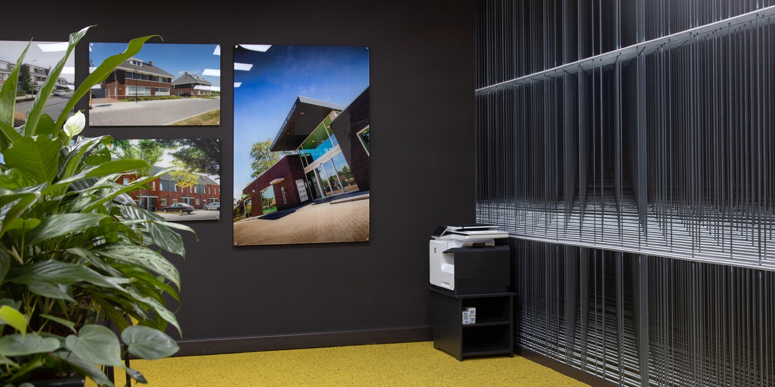 Kantoor interieur van Muller Bouw Oss