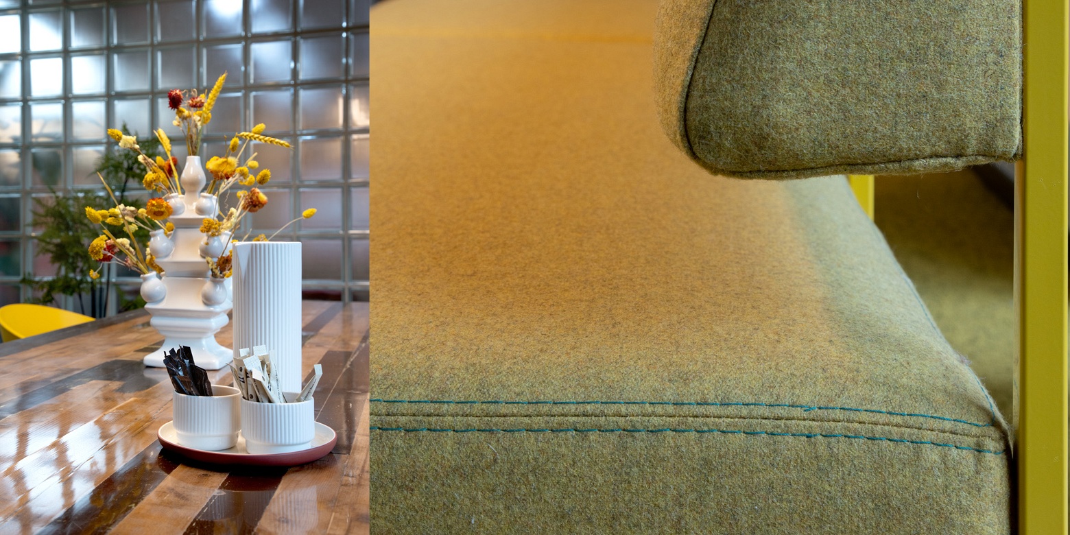 Kantoor interieur van Muller Bouw Oss