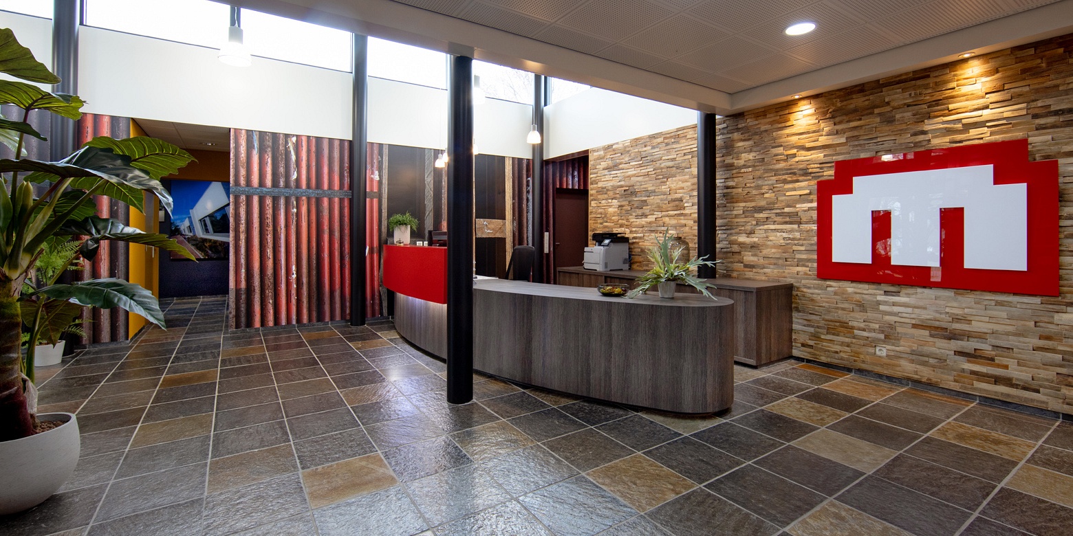 Kantoor interieur van Muller Bouw Oss