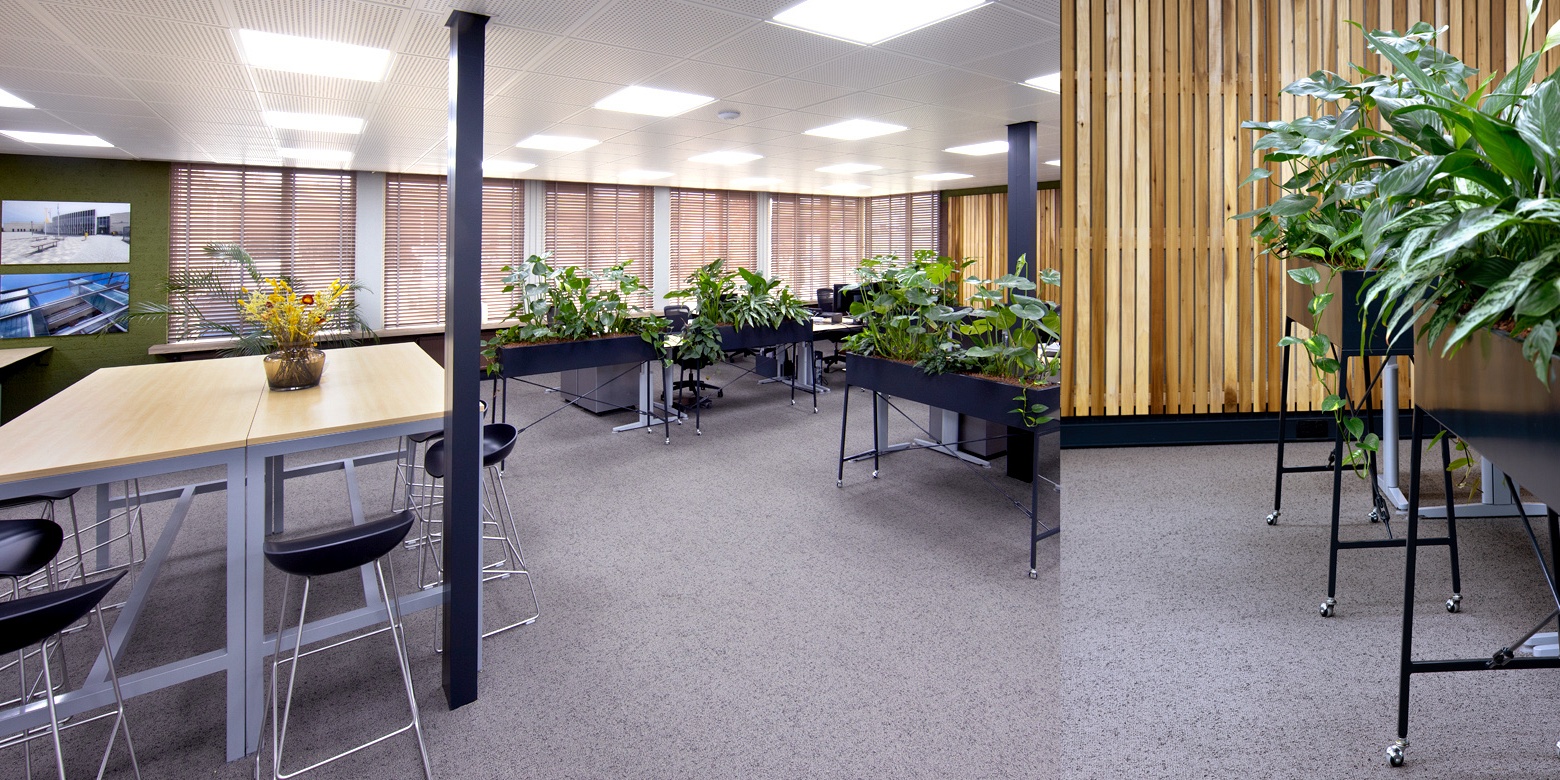 Kantoor interieur van Muller Bouw Oss