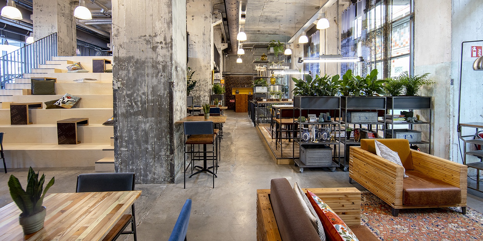 Kantoor interieur van SNS Expertisecentrum Maastricht