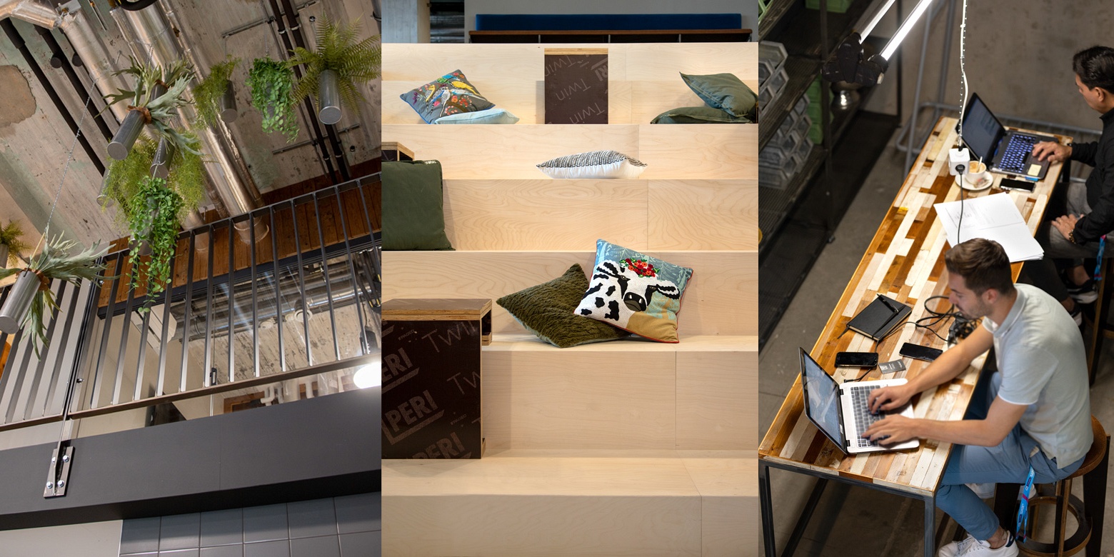 Kantoor interieur van SNS Expertisecentrum Maastricht
