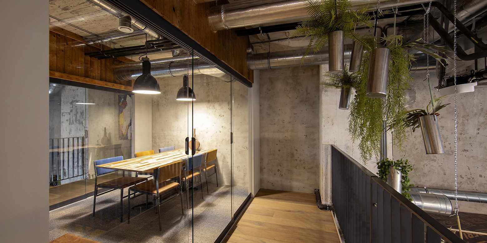 Kantoor interieur van SNS Expertisecentrum Maastricht