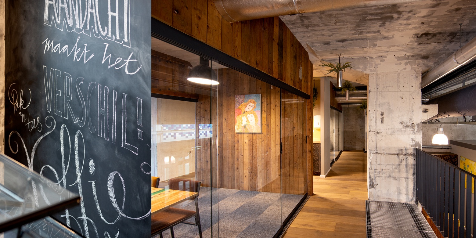 Kantoor interieur van SNS Expertisecentrum Maastricht
