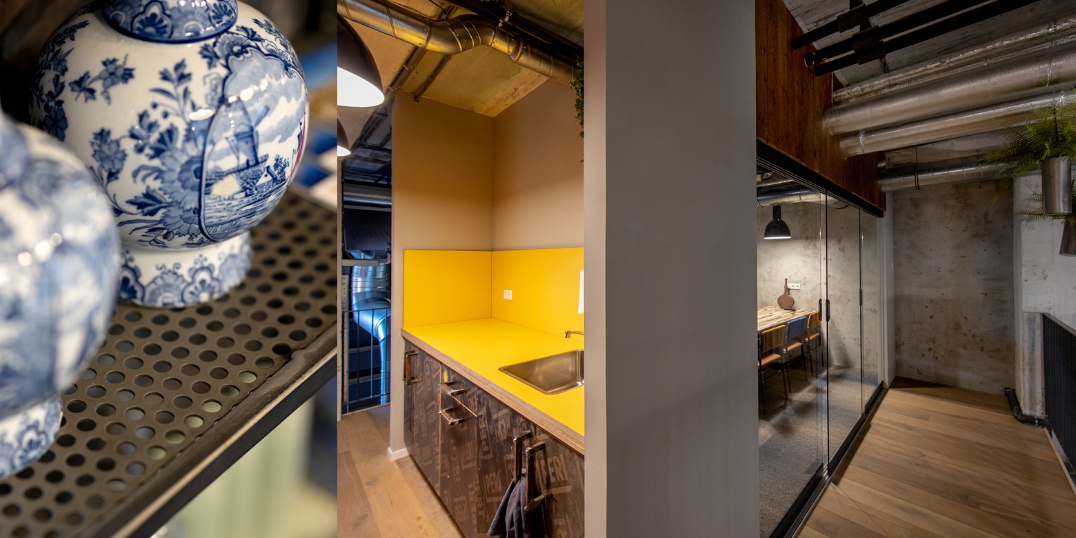 Kantoor interieur van SNS Expertisecentrum Maastricht