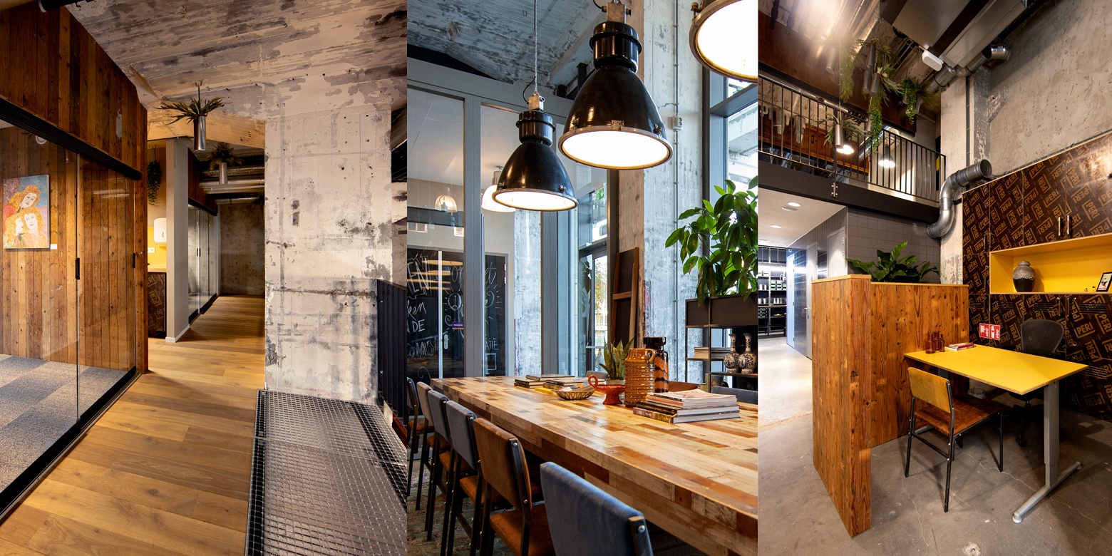 Kantoor interieur van SNS Expertisecentrum Maastricht