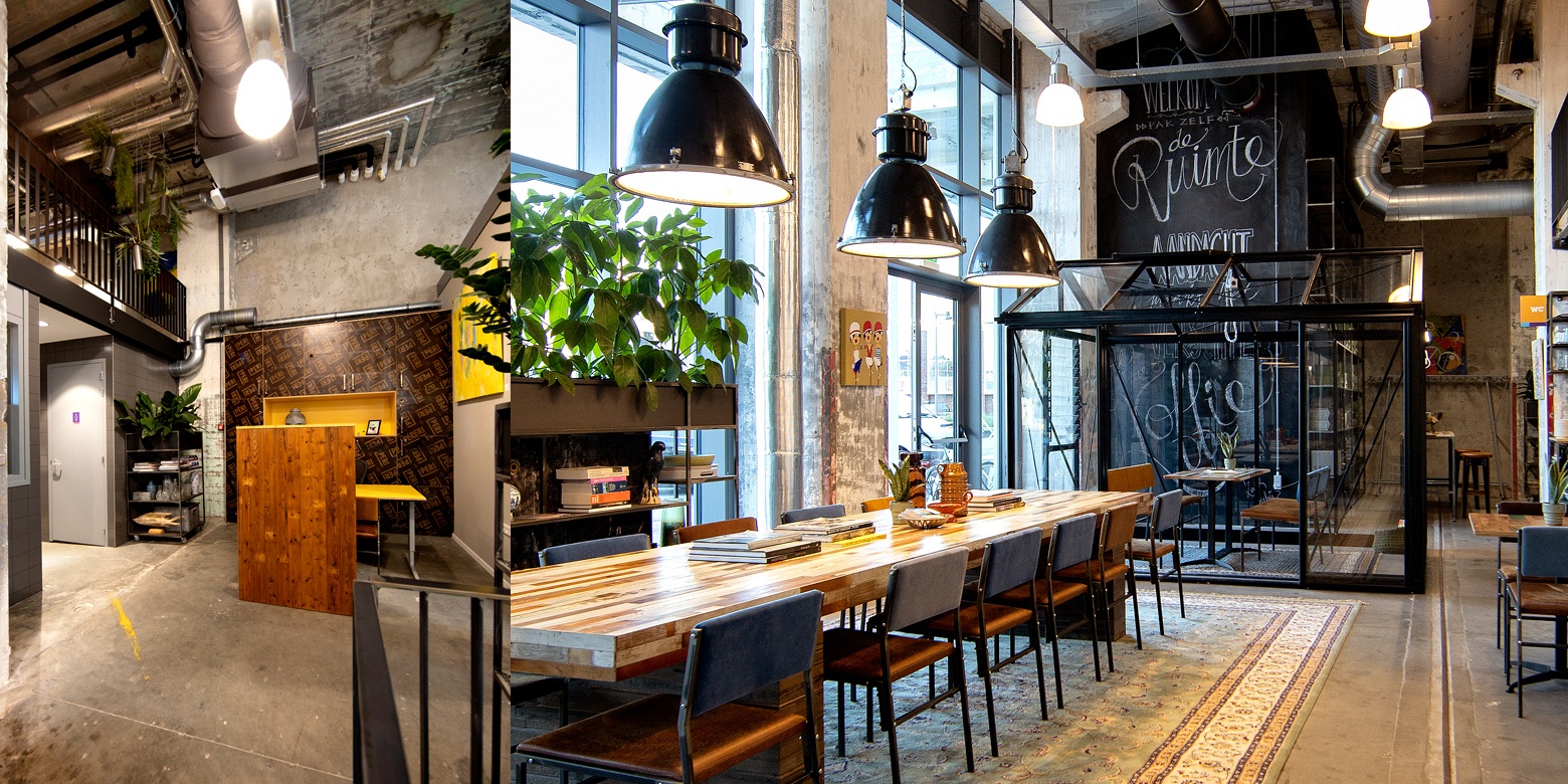 Kantoor interieur van SNS Expertisecentrum Maastricht