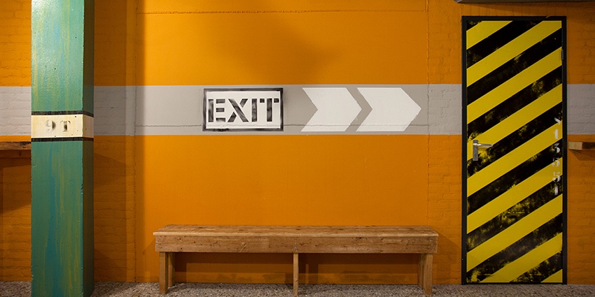 Maatschappelijk interieur van theater de Speeldoos Vught