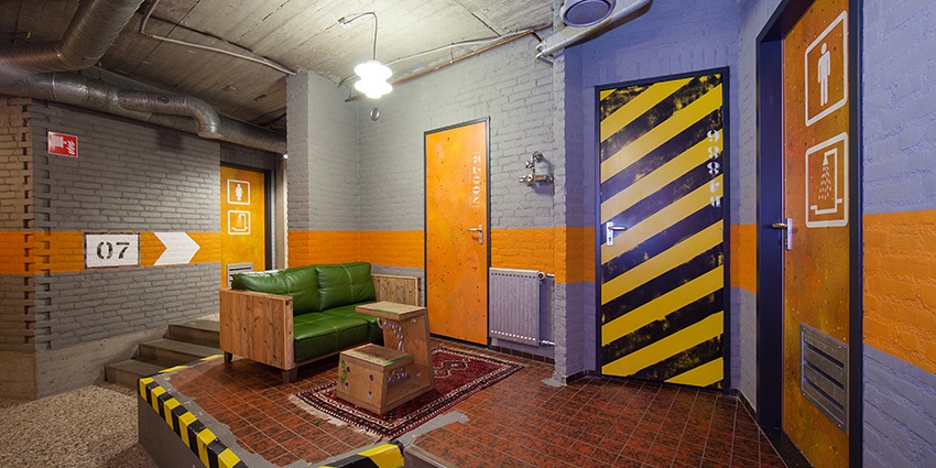 Maatschappelijk interieur van theater de Speeldoos Vught