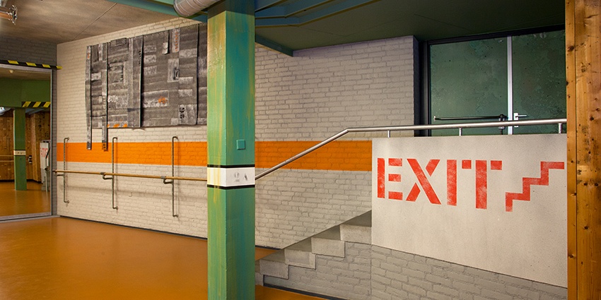 Maatschappelijk interieur van theater de Speeldoos Vught