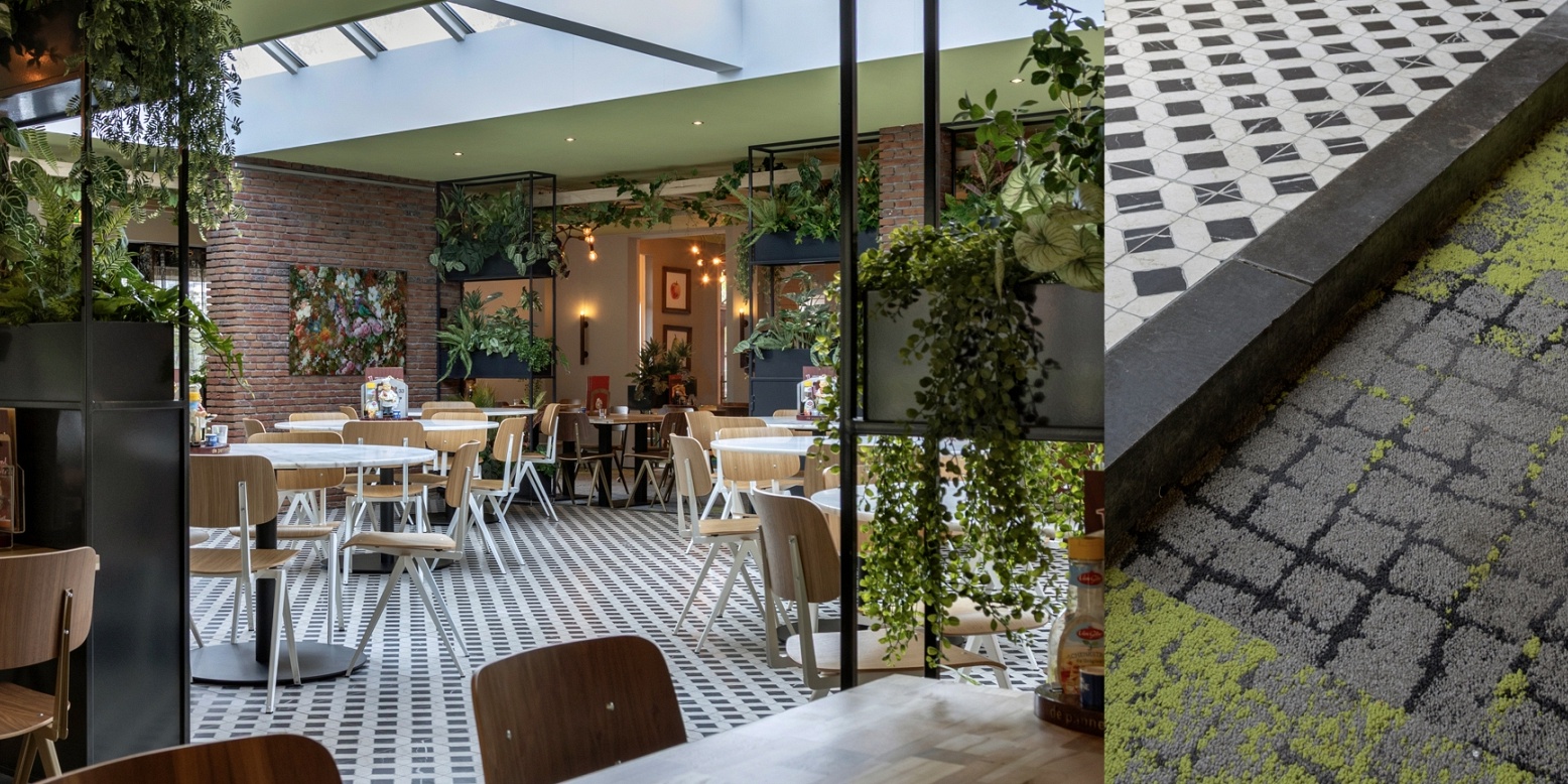 Restaurant interieur van de Pannekoekenbakker Plasmolen
