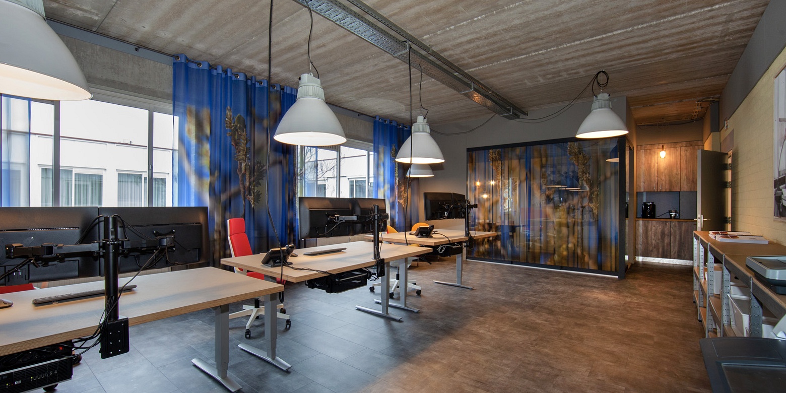 Kantoor interieur van BM Finance Breda