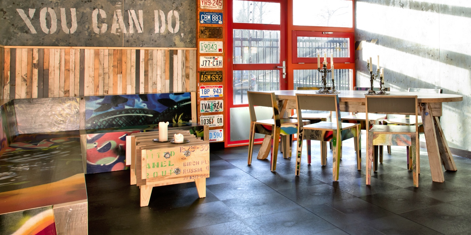 Interieur Loot mobiel jongerencentrum