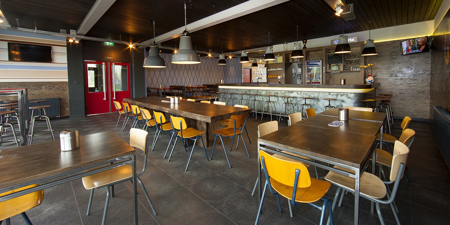 Horeca interieur van Nulandia sportkantine 