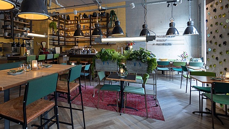 Horeca interieur van Eetbar Aards Berkel-Enschot