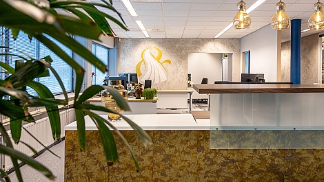 Kantoor interieur van Boskamp & Willems Eindhoven
