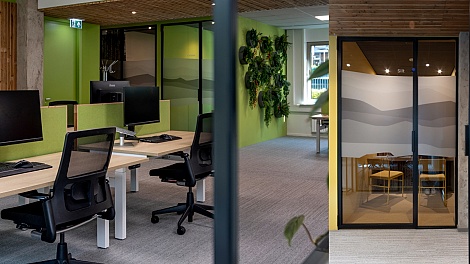 Kantoor interieur van IF Arnhem