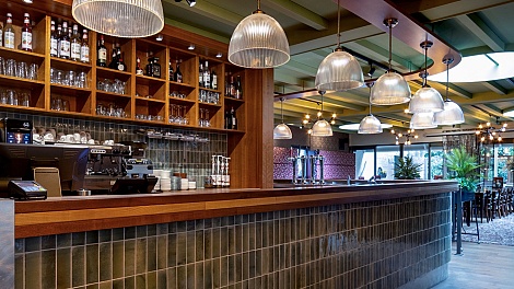Restaurant interieur van de Pannekoekenbakker Plasmolen