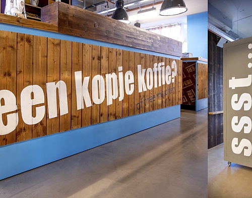 Maatschappelijk interieur van SNS Expertisecentrum Groningen