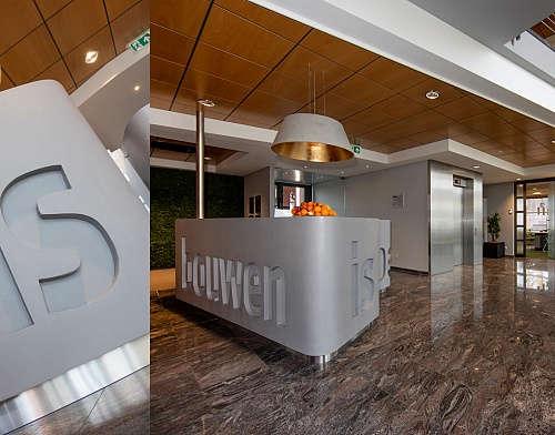 Kantoor interieur van Bouwbedrijf Hoedemakers Rosmalen