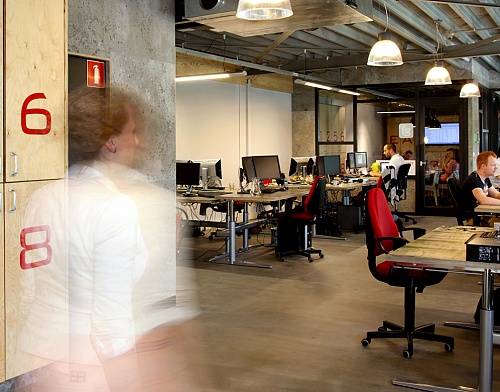 Kantoor interieur van Tribal internetmarketing den Bosch