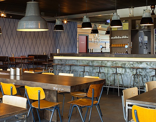 Horeca interieur van Nulandia sportkantine 