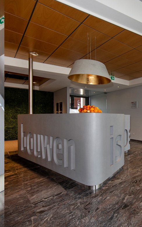 Kantoor interieur van Bouwbedrijf Hoedemakers Rosmalen