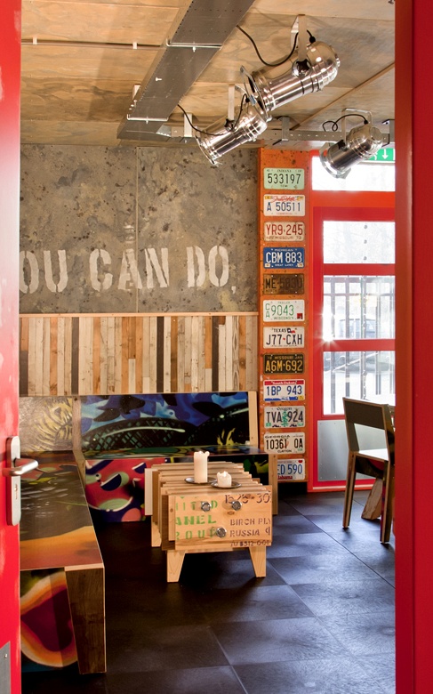 Interieur Loot mobiel jongerencentrum