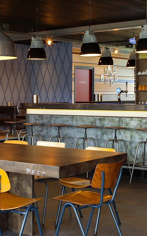Horeca interieur van Nulandia sportkantine 